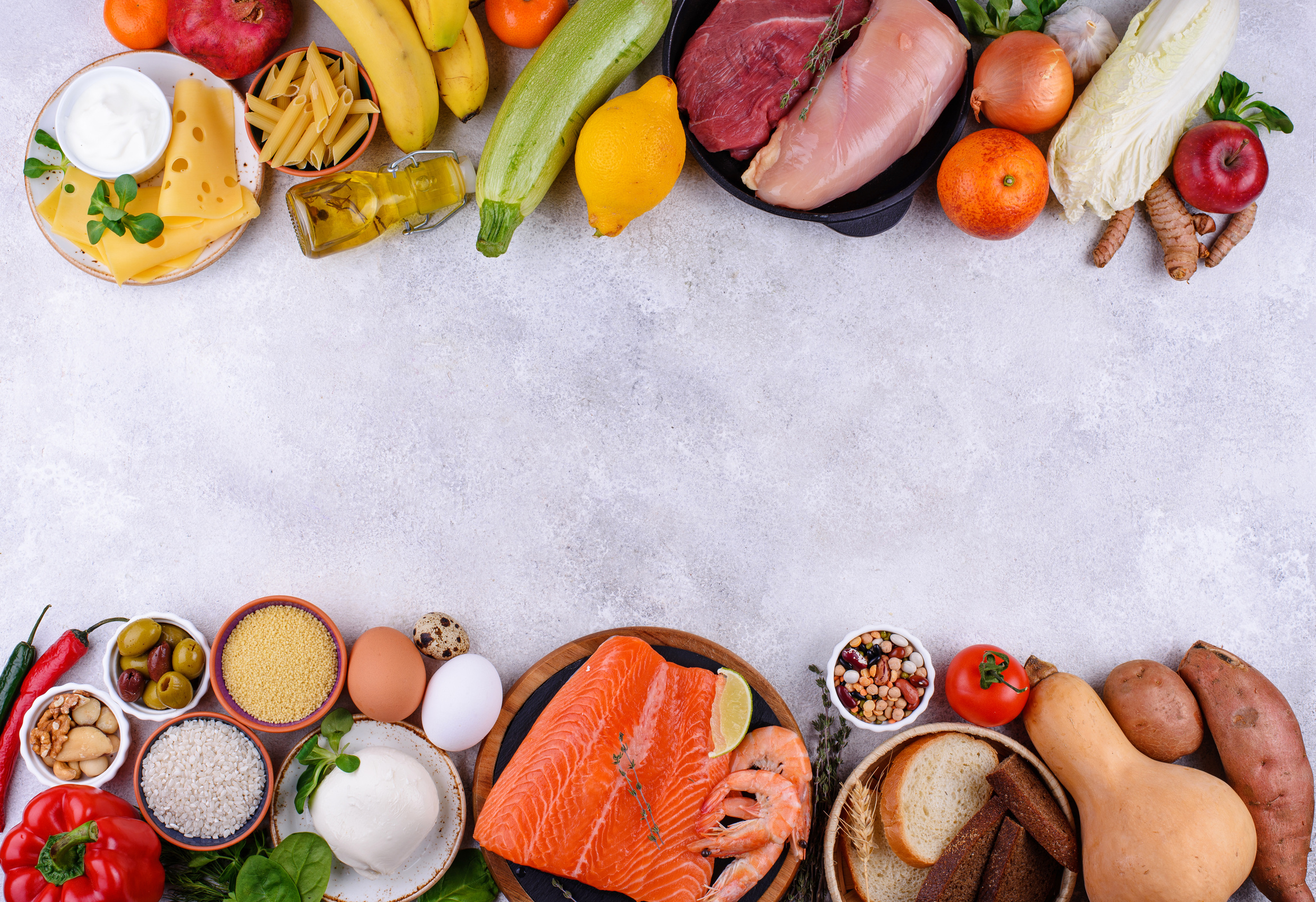 Mediterranean Diet. Healthy Balanced Food